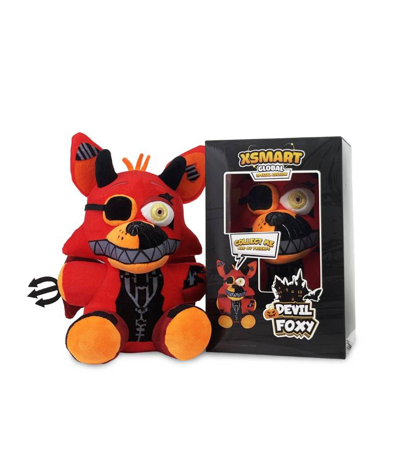  XSmart Mall Withered Foxy - Custom, Special Edition, Foxy  Plush, Night Freddy, Gifts for All Age Fan, Party Decorations